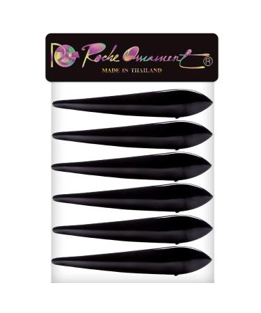 RC Roche 6-Piece Duck Beak Crocodile Hair Clips - Strong Alligator Styling Clips for Women & Girls - Small Black - Buy Online on GoSupps.com