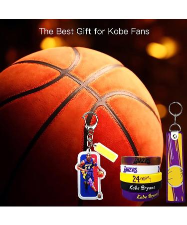 Basketball Silicone Bracelet & Keychain Set for Men - 7-Pack Sports Wristbands with Star Signature Design - Perfect Gifts for Basketball Fans - KB-#24 - Buy Online on GoSupps.com