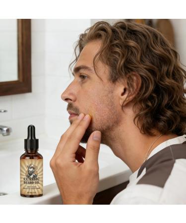Beard Oil | 30ml Non-Sticky Moisturizing Conditioner | Men's Beard Oil for Care and Styling | For Dad Grandad Husband Enthusiasts Family Friends Adults - Buy Online on GoSupps.com