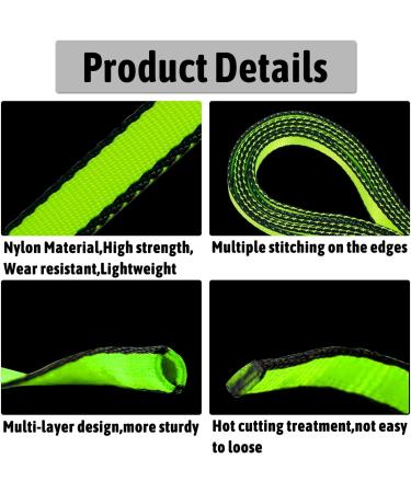 Kikigoal 18mm Nylon Climbing Loop - 23kN CE2008/EN566 60cm/24in Climbing Belt Bands for Outdoor Climbing Abseiling Swing & Yoga Hammock - 2 Pieces (Gray) - Buy Online on GoSupps.com