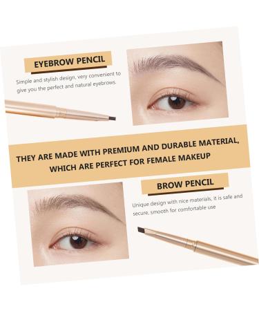 Beatifufu 3pcs Double Ended Eyebrow Pencil Makeup Supplies Eyebrow Pencil Brown Eyebrow Pencil Black Makeup Accessories Smudge Proof Eyebrow Pencil Eyebrow Pencil Dark Brown Makeup Tools - Buy Online on GoSupps.com