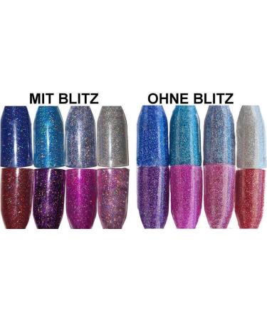 Buy N+M 'FANCY' Holographic Glitter UV Gel 4ml - HOLO-STARS 04 Red | Made in Germany | International Shipping Available - Buy Online on GoSupps.com