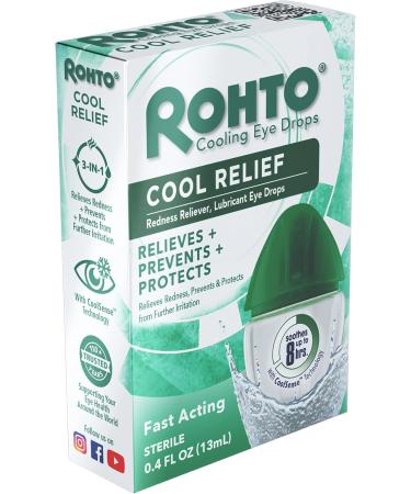 Buy Rohto Cool Relief Redness Relief Eye Drops - 0.4 fl oz Pack of 3 | Fast International Shipping - Buy Online on GoSupps.com