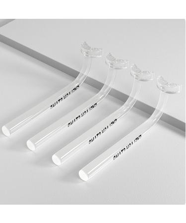 Lower Eyelashes Stamp Eyelash Stamps Tool Realistic Bottom Eyelash Stamp for Lasting Lashes Everyday Natural Face Look Supplies for Dating Home Traveling Transparent - Buy Online on GoSupps.com