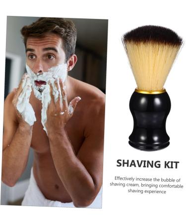 Frcolor Men's Shaving Brush Set - Premium Black Suit Care & Grooming Kit with Wooden Handle - Essentials for Men's Grooming & Personal Care - Buy Online on GoSupps.com