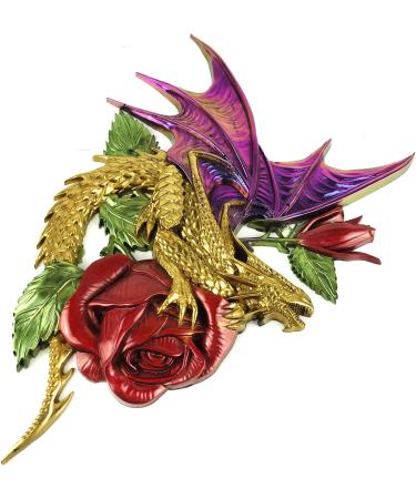 Rose Dragon Silicone Mold for DIY 3D Animal Statue Making - Perfect for Resin, Chocolate, Wedding Cake Decorating and Home Decor - Dragon2 - Buy Online on GoSupps.com