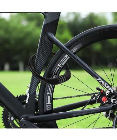 Fusiontec Heavy Duty Anti Theft Bike Lock Cable - 2 Pack, 4 Digit Resettable Combination, Portable Security for Bicycle - Black - Buy Online on GoSupps.com