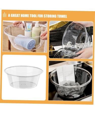 Cabilock Footbath Kitchen Sink Bowl Bathroom Wash Basin Plastic Thicken Wash Basin Salon Wash Basin Foot Soaking Basin Plastic Face Cleaning Basin Plastic Tub Plastic Wash Tub Plastic Basin - Buy Online on GoSupps.com