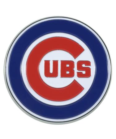 FANMATS MLB 3D Color Metal Emblem, Diecut Team Logo Auto Emblem Chicago Cubs