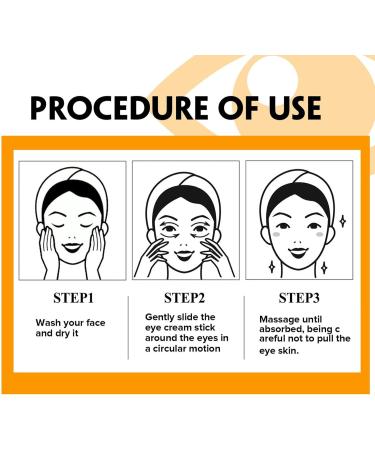  Generisch Turmeric eye contour cream stick 3g retinol eye balm reduces puffiness and bags moisturizing eye balm anti-aging eye cream - Buy Online on GoSupps.com