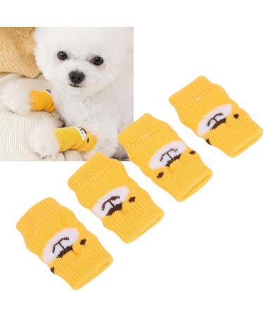 Puppy Elbow Soft and Elastic Dog Elbow Protector Cartoon Bear Pattern 4 Pcs Pet Joint Protection for Puppies (XL) - Buy Online on GoSupps.com