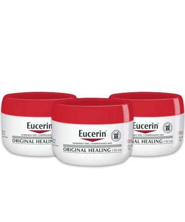 Eucerin Original Healing Cream Fragrance Free Body Cream for Dry Skin 4 Oz Jar