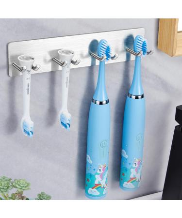 Toothbrush holder electrical toothbrush wayasi anti-rust stainless steel toothbrush head holder electric toothbrush bracket wall without drilling wall holder toothbrush holder storage organizer 4 toothbrushes - Buy Online on GoSupps.com