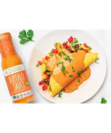 Primal Kitchen Buffalo Sauce Family Pack - 2 Free Measuring Spoons, Dairy-Free, Whole 30, Keto & Paleo Certified - 16.5 oz - Buy Online on GoSupps.com