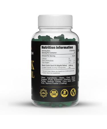 Black Seed Oil Gummies - Buy Online on GoSupps.com