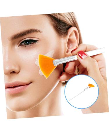 Baluue 12 Pcs Beauty Mask Brush Makeup Brushes Mask Applicator Brushes for Facials Fan Artificial Fiber 15x4cmx2pcs Yellowx2pcs - Buy Online on GoSupps.com