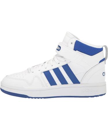 adidas Men's Postmove Mid Basketball Shoe 9.5 - White/Team Royal Blue/Grey - Buy Online on GoSupps.com