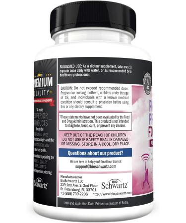 Prebiotics and Probiotics for Women - for Gut Vaginal and Immune Health Support with Black Cohosh and Red Clover - Whole Food Digestive Enzymes Capsules Lactobacillus Probiotic Supplement 30 Count 30 Count (Pack of 1) - Buy Online on GoSupps.com
