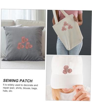 20pcs Clothing Accessories Tiara Flower Applique Flower Stitch Patches Three Petals The Flowers Assorted Color 4.3X4.3X0.1cm - Buy Online on GoSupps.com