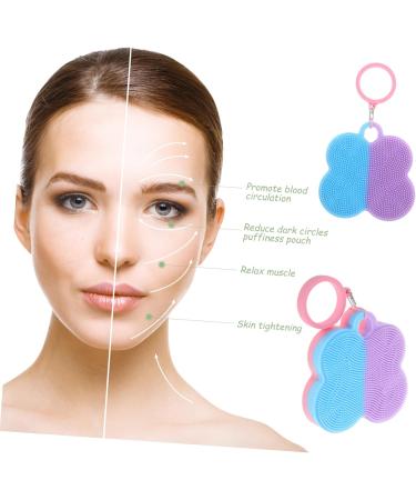 ORFOFE Facial Cleansing Brush Face Scrubber Face Cleansing Brush Skin Cleansing Brush Exfoliator Cleanser for Whiteheads Silicone Facial Cleansing Brush Manual Silica Gel Underwear 7x7cm As Shown 1 - Buy Online on GoSupps.com