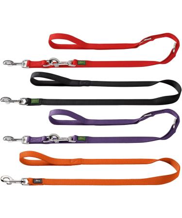 HUNTER Adjustable Soft Nylon Dog Leash - Non-Slip 2.0 x 200 cm Classic Petrol Color - International Shipping Available - Buy Online on GoSupps.com