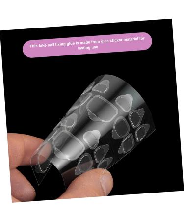 HAPINARY 20 Sheets Artificial Nails Medium Length Nail Glue Tabs Nail Adhesive Glue on Nails Medium Length Nail Sticky Tabs Nail Glue Stickers for Press on Nails Sticker Nails Nail Tabs - Buy Online on GoSupps.com