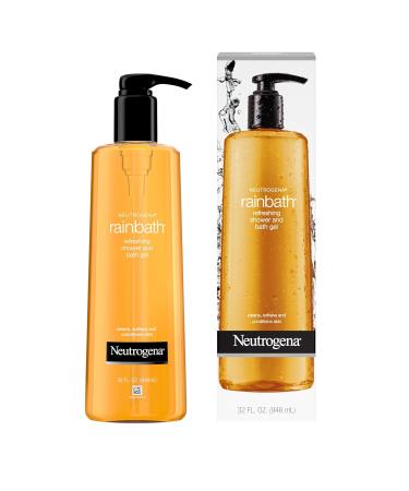 Neutrogena Rainbath Moisturizing Daily Body Wash Cleanser and Shaving Gel with Clean Rinsing Lather, Original Scent, 32 fl. Oz (Pack of 2) 32 Fl Oz (Pack of 2) - Buy Online on GoSupps.com