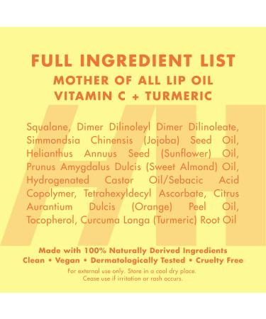 Handmade Heroes Turmeric Vitamin C Lip Gloss - 100% Natural Vegan Lip Treatment for Dry Dull Lips - Brightening for Dark Lips - Lightweight Moisturizing Nourishing - Buy Online on GoSupps.com