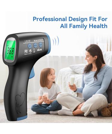 LPOW Contactless Digital Infrared Thermometer for Babies & Adults - Precision Fever Alarm & Fast Measurement - Buy Online on GoSupps.com