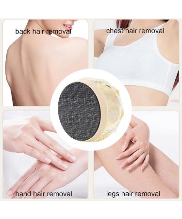 Exfoliation Hair Removal Tools User Friendly Crystal Eraser Hair Removal Multi-Purpose Magic Hair Eraser Device Epilator Manual Hair Eraser for Back Legs Women and Men Yellow - Buy Online on GoSupps.com