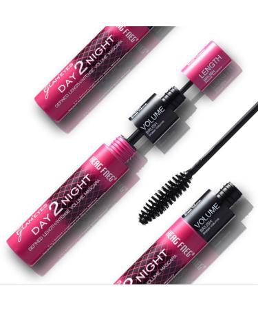 Dinglong 2 In 1 3D Fiber Mascara Black Eye Curling Eyelash Double Mascara Waterproof Full Express Mascaras Makeup Tool Gift For Her - Buy Online on GoSupps.com