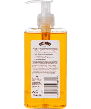 Wrights Handwash With Tea Tree Oil 250ml - Buy Online on GoSupps.com