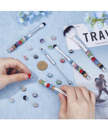 Buy SUPERFINDINGS Beadable Makeup Brush Kit - 5 Pcs Brushes & 48 Rhinestone Beads for DIY Makeup | Perfect Gift for Women & Sisters - Buy Online on GoSupps.com