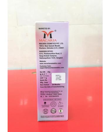 Macaria Cosmetics Ivanka Intimate Beauty viginal whitening Night cream for women by korean technology - Buy Online on GoSupps.com