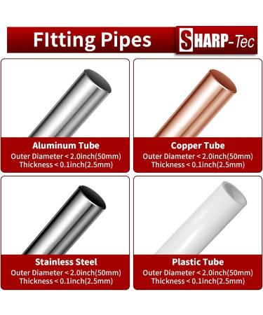 Sharp-tec Adjustable Pipe Cutter - 5-50mm Pipe Slice Tube Cutter with Deburring Blade - Buy Online on GoSupps.com