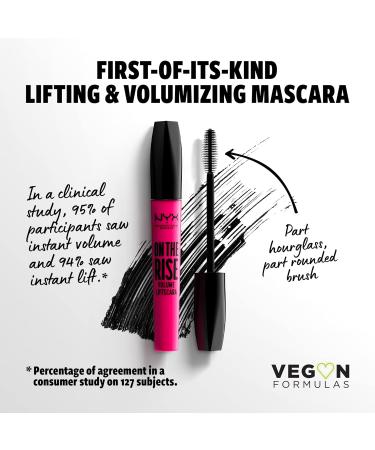 Buy Nyx Professional Makeup On The Rise Volume Liftscara - Extreme Black Mascara (3 Pack) | Instant Lift & Volume for Eyelashes - International Shipping Available - Buy Online on GoSupps.com