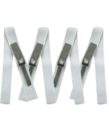4 Pieces Foley Catheter Holder Leg Bag Holder Leg Strap Urinary Drainage Tube Holder with Silicone Grip Anti Slip Anti Irritation Catheter Holder for Women and Men