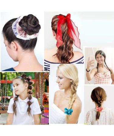748PCS Hair Accessories Variety Pack for Girls & Women - Scrunchies, Elastic Bands, Hair Clips - Buy Online on GoSupps.com