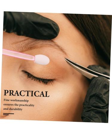 Beatifufu 100pcs Eye Shadow Stick Eye Shadow Brush Mini Makeup Sponge Para Eyeshadow Emulsion 6.20X0.50X0.50CM Pink - Buy Online on GoSupps.com