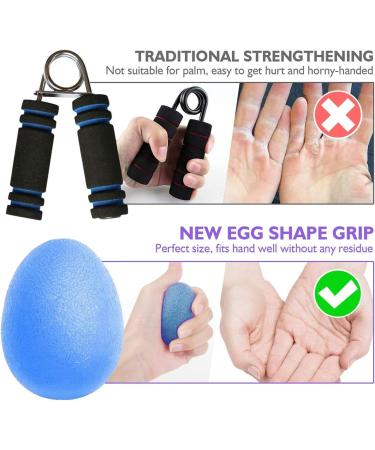 ICOUVA Gel Hand Balls - 3PCS Therapy Exercise Squeeze Balls for Arthritis, Grip Strengthening, and Stress Relief - Buy Online on GoSupps.com