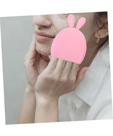  BIUDECO 4 Pieces Cleansing Brush Rabbit Ears Hand Massager Facial Cleansing Brush Facial Massager Facial Cleanser Detergent Miss Face Silica Gel - Buy Online on GoSupps.com