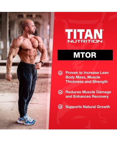 Titan Nutrition mTOR Muscle Synthesizing Matrix - 30 Servings | Build Muscle & Strength | Athletes & Bodybuilders Supplement - Buy Online on GoSupps.com