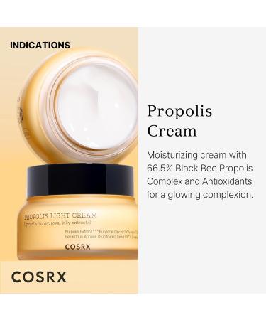 COSRX Full Fit Propolis Light Cream 2.19 fl.oz / 65ml | Hydrating | Korean Skin Care Paraben Free - Buy Online on GoSupps.com