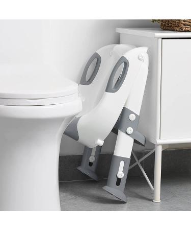 Potty Training Seat with Step Stool Ladder for Toddlers - SKYROKU Comfortable and Safe Potty Seat with Anti-Slip Pads - Grey - Buy Online on GoSupps.com
