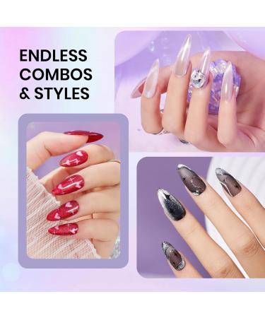 Beetles Cat Eye Gel Nail Polish - 15ml Silver Shimmer Velvet Gel for UV LED Nail Lamp - Manicure Salon & DIY Home Use - Buy Online on GoSupps.com