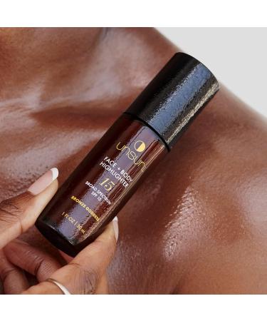 Unsun Face & Body Mineral Highlighter SPF 15 - Bronze Goddess 1 Fl Oz - Buy Online on GoSupps.com