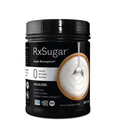 RxSugar Delicious Plant-Based Crystal Sugar, 16 oz | 0 Calorie, 0 Net Carbs, 0 Glycemic | Diabetes-Safe Natural Sugar | Keto Certified | Non-GMO Project Verified | Gluten-Free Certified