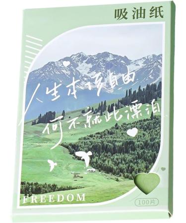 Geteawily Oil Absorbent Sheets Oil Blotting Sheets Oil Absorbent Paper Oil Blotting Paper 100 Pieces Oil Absorbing Cloths Face Oil Control Film Green - Buy Online on GoSupps.com