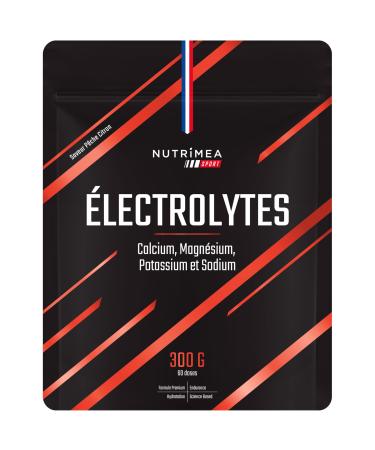 ELECTROLYTE Boisson d Hydratation Calcium Magn sium Sodium Potassium - Vitamines B1 B2 B3 B6 C Endurance & R cup ration Faible en Calories - Go t P che Citron 60 S ances Nutrimea