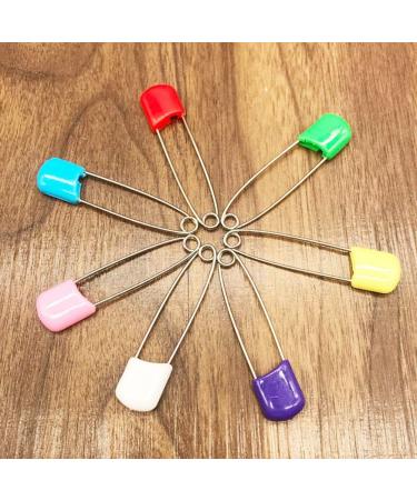 Supvox 50 Pcs Plastic Head Baby Diaper Safety Pins Baby Safety Pins Diaper Pins Safety Locking Baby Cloth Diaper Nappy Pins - Buy Online on GoSupps.com